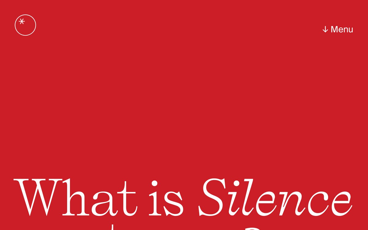 What is Silence to you? Silence as Strategy